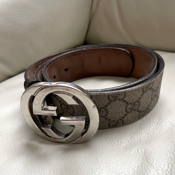 Authentic Gucci GG Belt 90-36 - Picture 1 of 5
